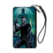 Canvas Zipper Wallet - SMALL - The New 52 Detective Comics Issue #25 James Gordon Cover Pose Blues/Greens Canvas Zipper Wallets DC Comics   