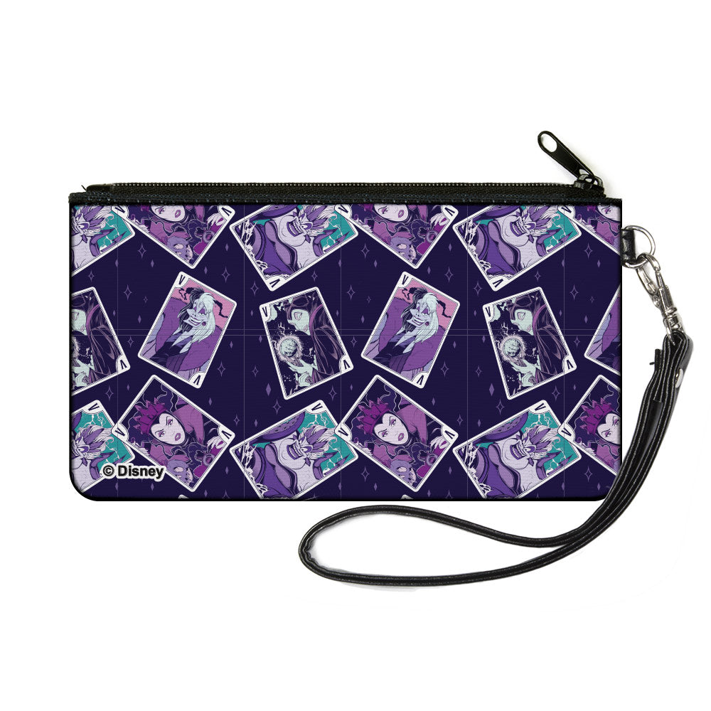 Canvas Zipper Wallet - LARGE - Disney 8-Villains Group Pose Purple Fad —  Buckle-Down