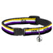 Breakaway Cat Collar with Bell - Flag Non-Binary Stripe Breakaway Cat Collars Buckle-Down   