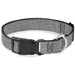 Plastic Clip Collar - Metallic Silver Plastic Clip Collars Buckle-Down   