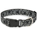 Plastic Clip Collar - Americana Federal Reserve Seal Weathered Gray/Black Plastic Clip Collars Buckle-Down   