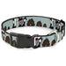 Plastic Clip Collar - Cow Poops Color Plastic Clip Collars Buckle-Down   