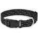 Plastic Clip Collar - Skull Yard Black/Gray Plastic Clip Collars Buckle-Down   