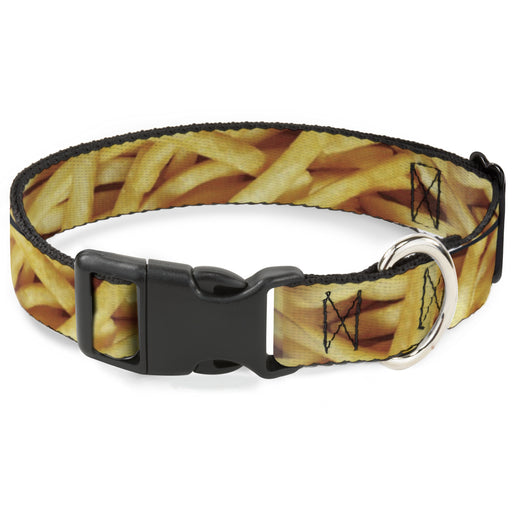 Plastic Clip Collar - Vivid French Fries Stacked Plastic Clip Collars Buckle-Down   