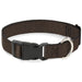 Plastic Clip Collar - Wood Grain Vertical Brown Plastic Clip Collars Buckle-Down   