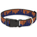 Plastic Clip Collar - Denver Solid Skyline Orange/Navy Plastic Clip Collars Buckle-Down   