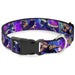 Plastic Clip Collar - Cats in Space Pinks/Blues Plastic Clip Collars Buckle-Down   