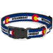 Plastic Clip Collar - Colorado STEAMBOAT Flag Blue/White/Red/Yellow Plastic Clip Collars Buckle-Down   