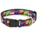 Plastic Clip Collar - The Proud Family PROUD SNACKS Logo Blocks Multi Color Plastic Clip Collars Disney   