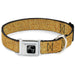 Dog Bone Black/Silver Seatbelt Buckle Collar - Metallic Gold Seatbelt Buckle Collars Buckle-Down   