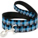 Dog Leash - Checker Mosaic Blue Dog Leashes Buckle-Down   