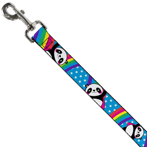 Dog Leash - Pandas & Rainbows w/Stars Dog Leashes Buckle-Down   