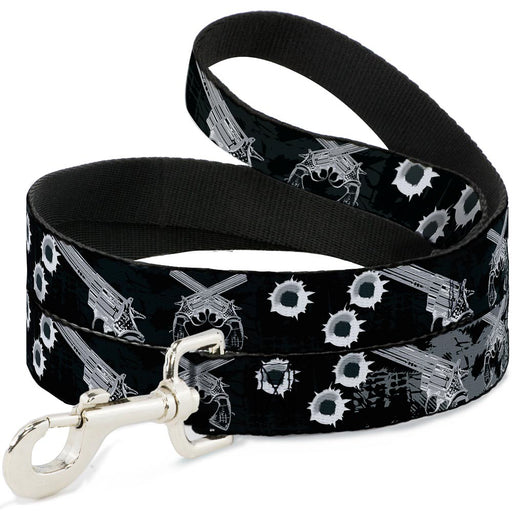 Buckle-Down Dog Leash - Revolvers Black/Gray Dog Leashes Buckle-Down   