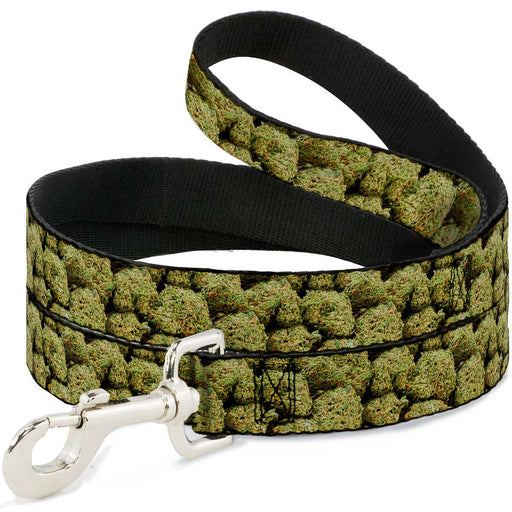Buckle-Down Dog Leash - Vivid Marijuana Nugs2 Stacked Dog Leashes Buckle-Down   
