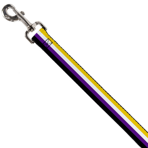 Dog Leash - Flag Non-Binary Stripe Dog Leashes Buckle-Down   