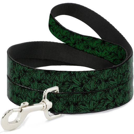 Buckle-Down Dog Leash - Marijuana Leaves Stacked Black/Green Dog Leashes Buckle-Down   