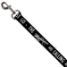 Dog Leash - THE MOUNTAINS ARE CALLING AND I MUST GO/Mountains Outline3 Black/Gray/White Dog Leashes Buckle-Down   