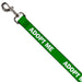 Dog Leash - Pet Quote ADOPT ME Green/White Dog Leashes Buckle-Down   