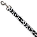 Dog Leash - Cow Pattern Print White/Black Dog Leashes Buckle-Down   