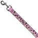 Dog Leash - Minnie Mouse Expressions Polka Dot Pink/White Dog Leashes Disney   