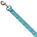 Dog Leash - Disney 100 Mickey and Friends Poses Scattered Blue Dog Leashes Disney   