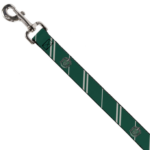 Dog Leash - Slytherin Crest/Stripe5 Green/Gray Dog Leashes Warner Bros.   