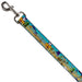 Dog Leash - Road Runner/Wile E. Coyote Scene1 Brown Fade Dog Leashes Looney Tunes   
