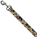 Dog Leash - Road Runner/Wile E. Coyote Expressions Stacked Black Dog Leashes Looney Tunes   