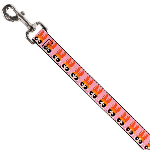 Dog Leash - The Powerpuff Girls Blossom Face Close-Up Pink Dog Leashes Warner Bros. Animation   