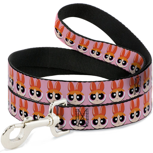 Dog Leash - The Powerpuff Girls Blossom Face Close-Up Pink Dog Leashes Warner Bros. Animation   