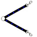 Dog Leash Splitter - Star Black/Blue Dog Leash Splitters Buckle-Down   