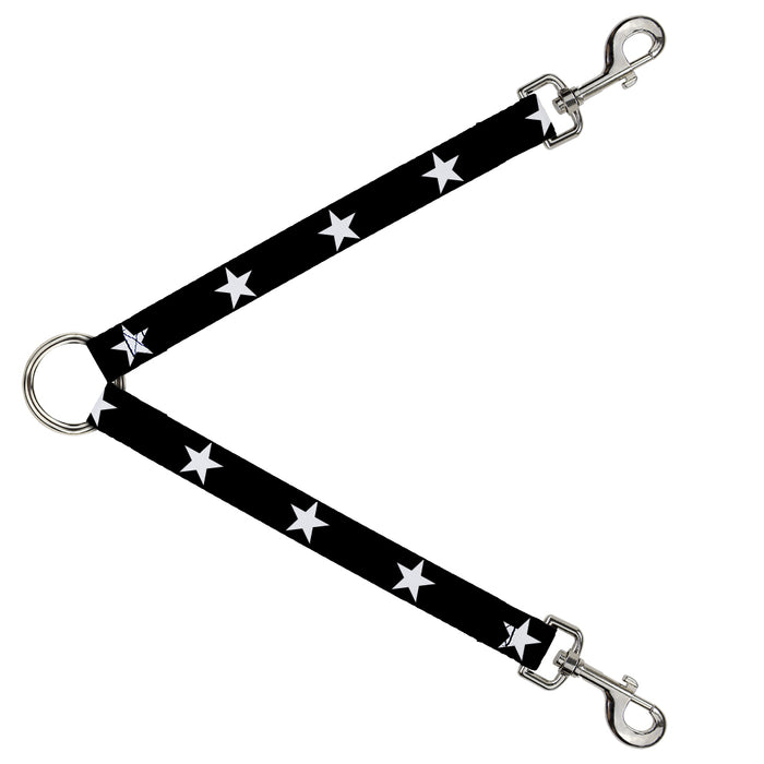 Dog Leash Splitter - Star Black/White Dog Leash Splitters Buckle-Down   