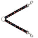 Dog Leash Splitter - Americana Stars & Flags Black/Red/White/Blue Dog Leash Splitters Buckle-Down   