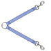 Dog Leash Splitter - Anchor2 Monogram Baby Blue/Baby Pink/White Dog Leash Splitters Buckle-Down   