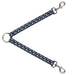 Dog Leash Splitter - Anchor2/Helm Monogram Navy/Turquoise/White Dog Leash Splitters Buckle-Down   