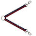 Dog Leash Splitter - Americana Stars & Stripes4 Blue/White/Red Dog Leash Splitters Buckle-Down   