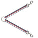 Dog Leash Splitter - Americana Stars & Stripes5 White/Blue/Red Dog Leash Splitters Buckle-Down   