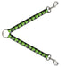 Dog Leash Splitter - Checker Mosaic Green Dog Leash Splitters Buckle-Down   