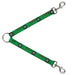 Dog Leash Splitter - Darts Green/Multi Color Dog Leash Splitters Buckle-Down   