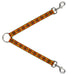 Dog Leash Splitter - Four Dot Gradient Brown/Yellow/Red Dog Leash Splitters Buckle-Down   