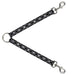 Dog Leash Splitter - Floral Collage Black/Gray/White Dog Leash Splitters Buckle-Down   