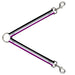 Dog Leash Splitter - Flag Asexual Black/Gray/White/Purple Dog Leash Splitters Buckle-Down   