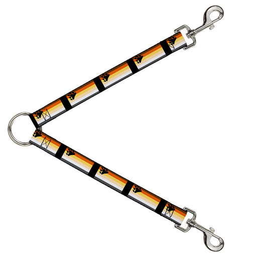 Dog Leash Splitter - Flag Bear Pride Brown/Orange/Yellow/Tan/White/Gray/Black Dog Leash Splitters Buckle-Down   