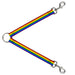 Dog Leash Splitter - Flag Pride Rainbow Dog Leash Splitters Buckle-Down   