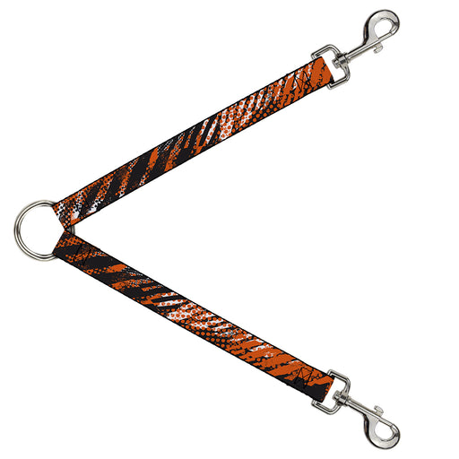 Dog Leash Splitter - Grunge Tread Orange Dog Leash Splitters Buckle-Down   