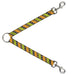 Dog Leash Splitter - Honeycomb Greens/Orange Dog Leash Splitters Buckle-Down   