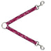 Dog Leash Splitter - Hibiscus Collage Pink Shades Dog Leash Splitters Buckle-Down   