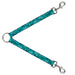 Dog Leash Splitter - Hibiscus Collage Turquoise Shades Dog Leash Splitters Buckle-Down   