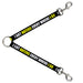 Dog Leash Splitter - I GOT HATERS EVERYWHERE Black/White/Yellow Dog Leash Splitters Buckle-Down   
