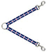 Dog Leash Splitter - Indianapolis Flag Navy Blue White Red Dog Leash Splitters Buckle-Down   